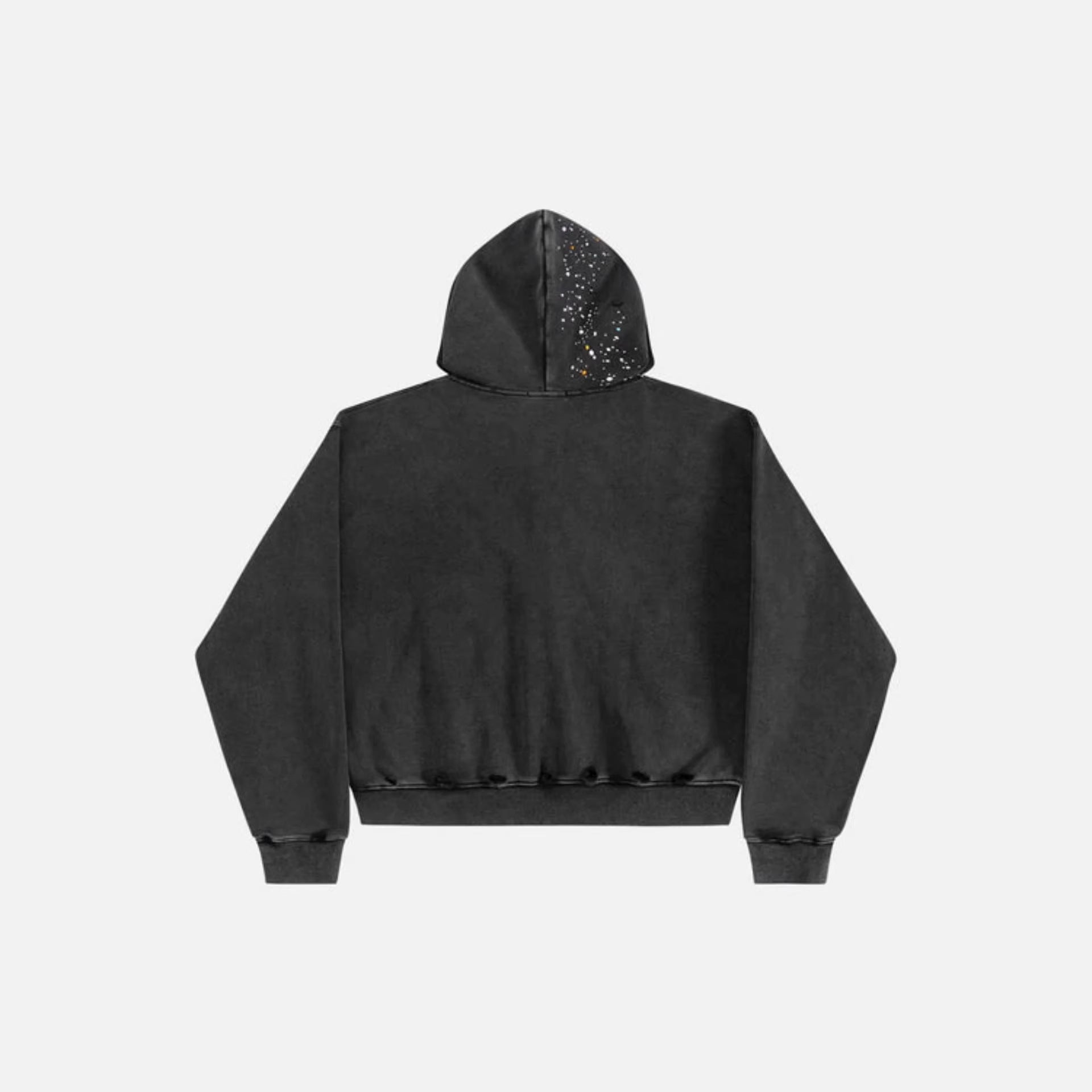 Rhinestone Hooded Sweatshirt