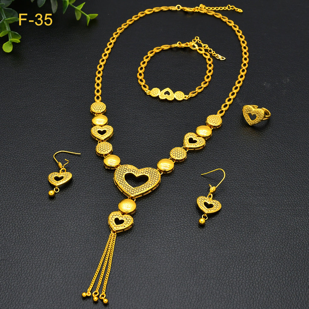 Jewelry: necklaces, earrings, rings, and bracelets