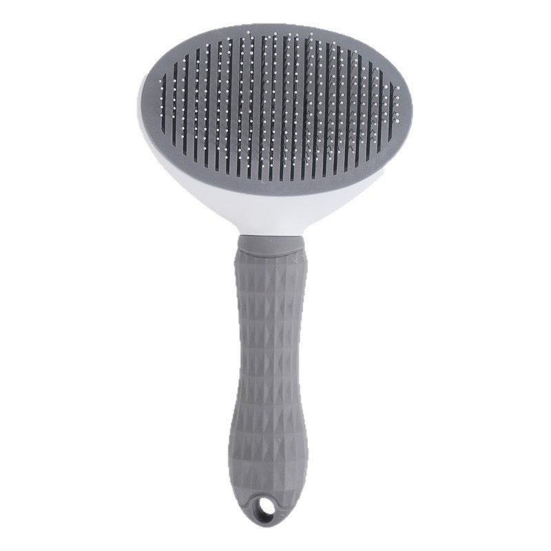 Self Cleaning Pet Comb for Long Haired Cats and Dogs