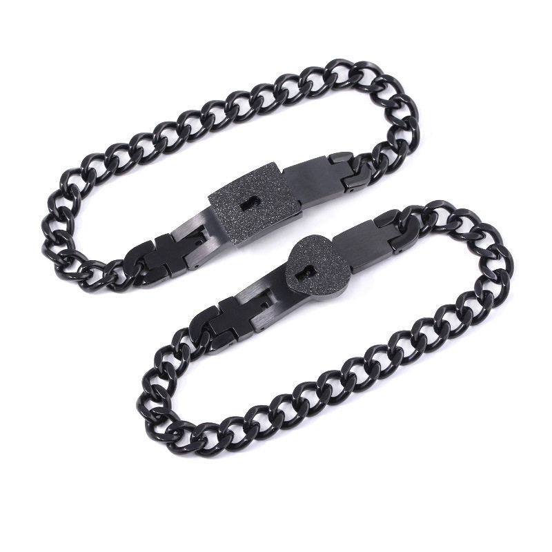 Love Lock Couple Bracelets and Necklaces