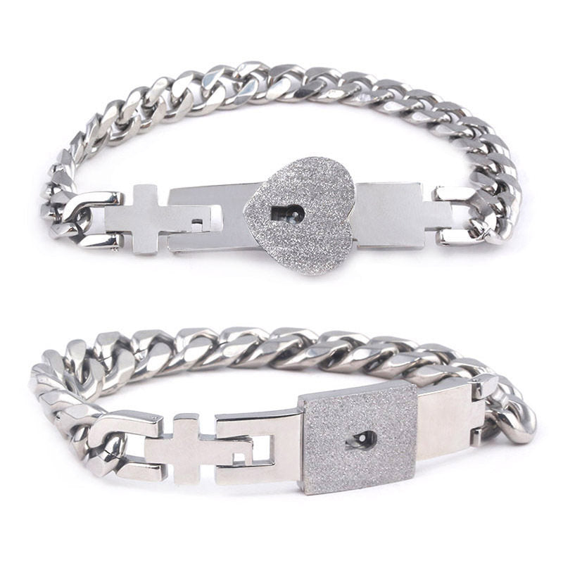 Love Lock Couple Bracelets and Necklaces