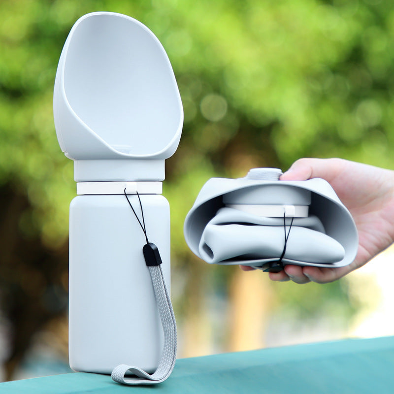 Portable Dog Water Bottle with Drinking Bowl
