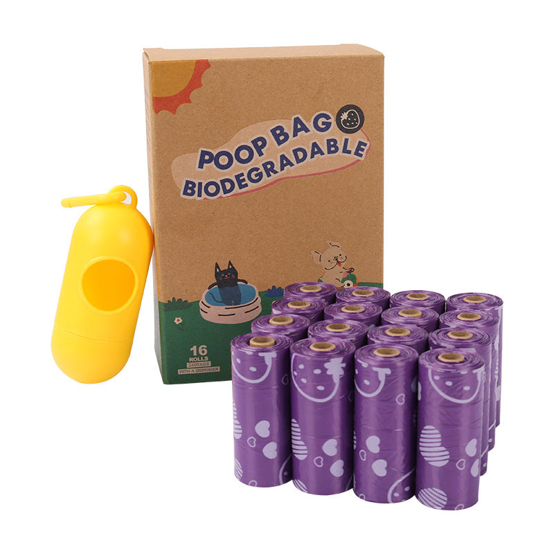 Biodegradable Scented Pet Waste Bags with Dispenser