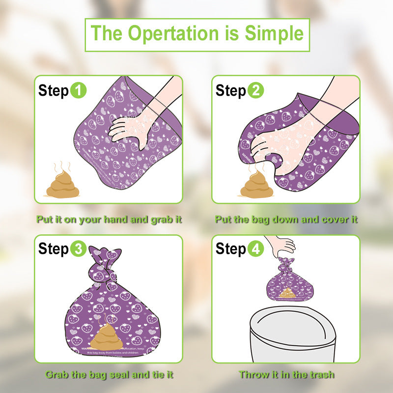 Biodegradable Scented Pet Waste Bags with Dispenser