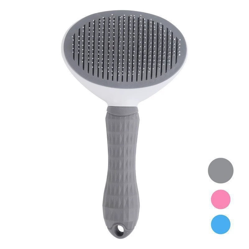 Self Cleaning Pet Comb for Long Haired Cats and Dogs