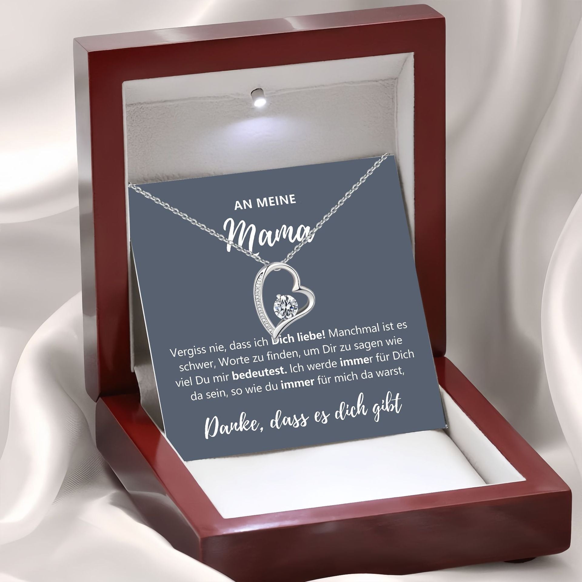 Heart Shape Zirconia Necklace