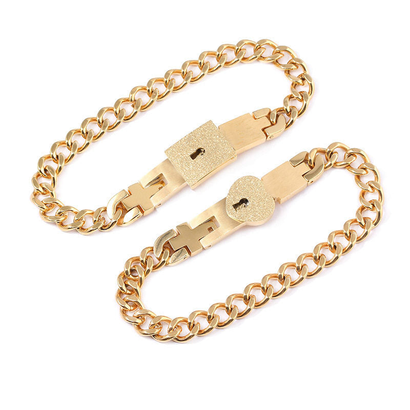 Love Lock Couple Bracelets and Necklaces