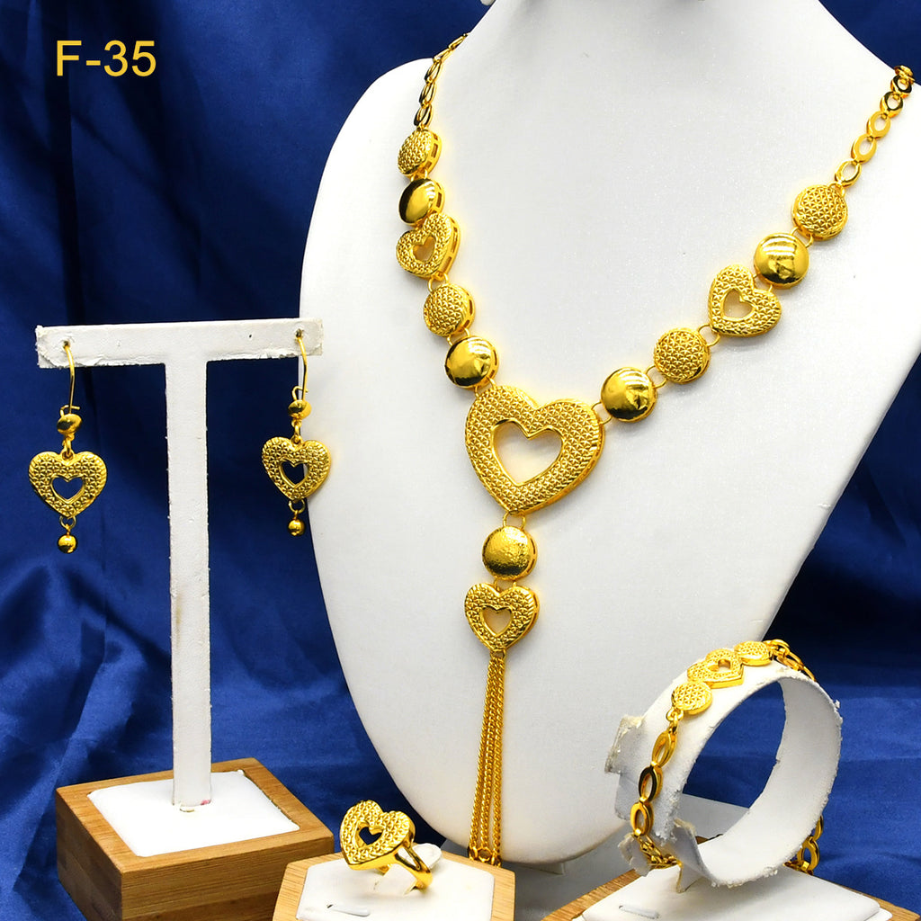 Jewelry: necklaces, earrings, rings, and bracelets