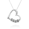 Engraved Heart Pendant Necklace