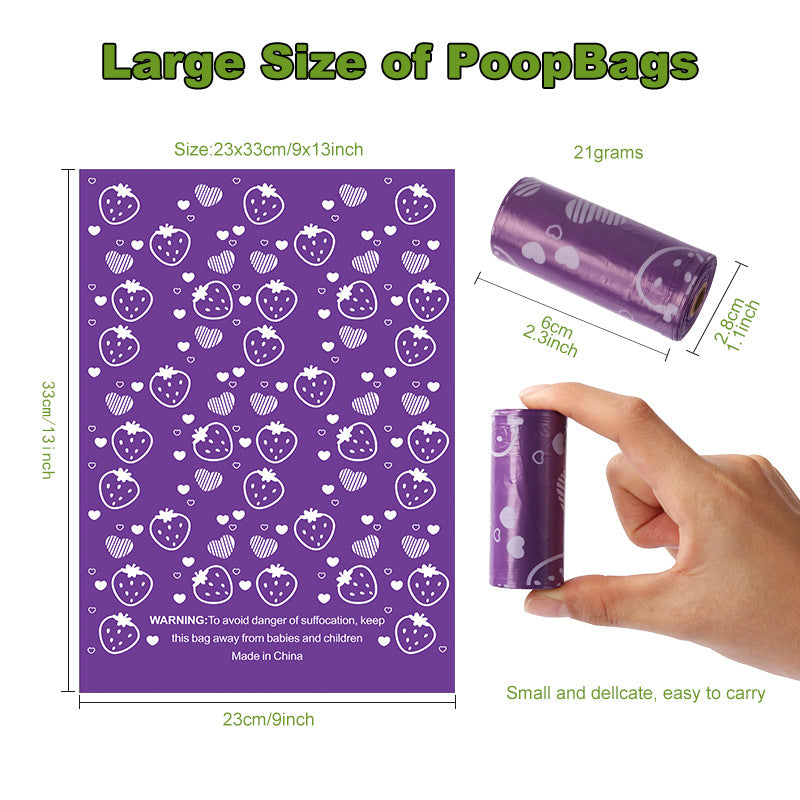Biodegradable Scented Pet Waste Bags with Dispenser