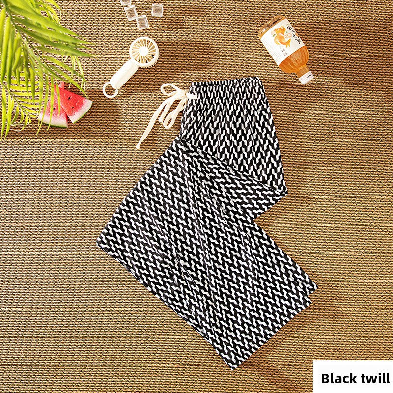 Plaid Wide Leg High Waist Pants